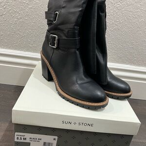 High Boots New in Box 8.5 Black Tall